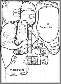 Ferien-Suite und Badegrotte