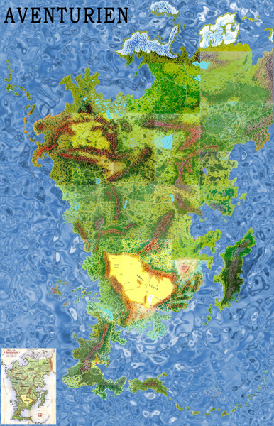 Aventurien etwas detailierter